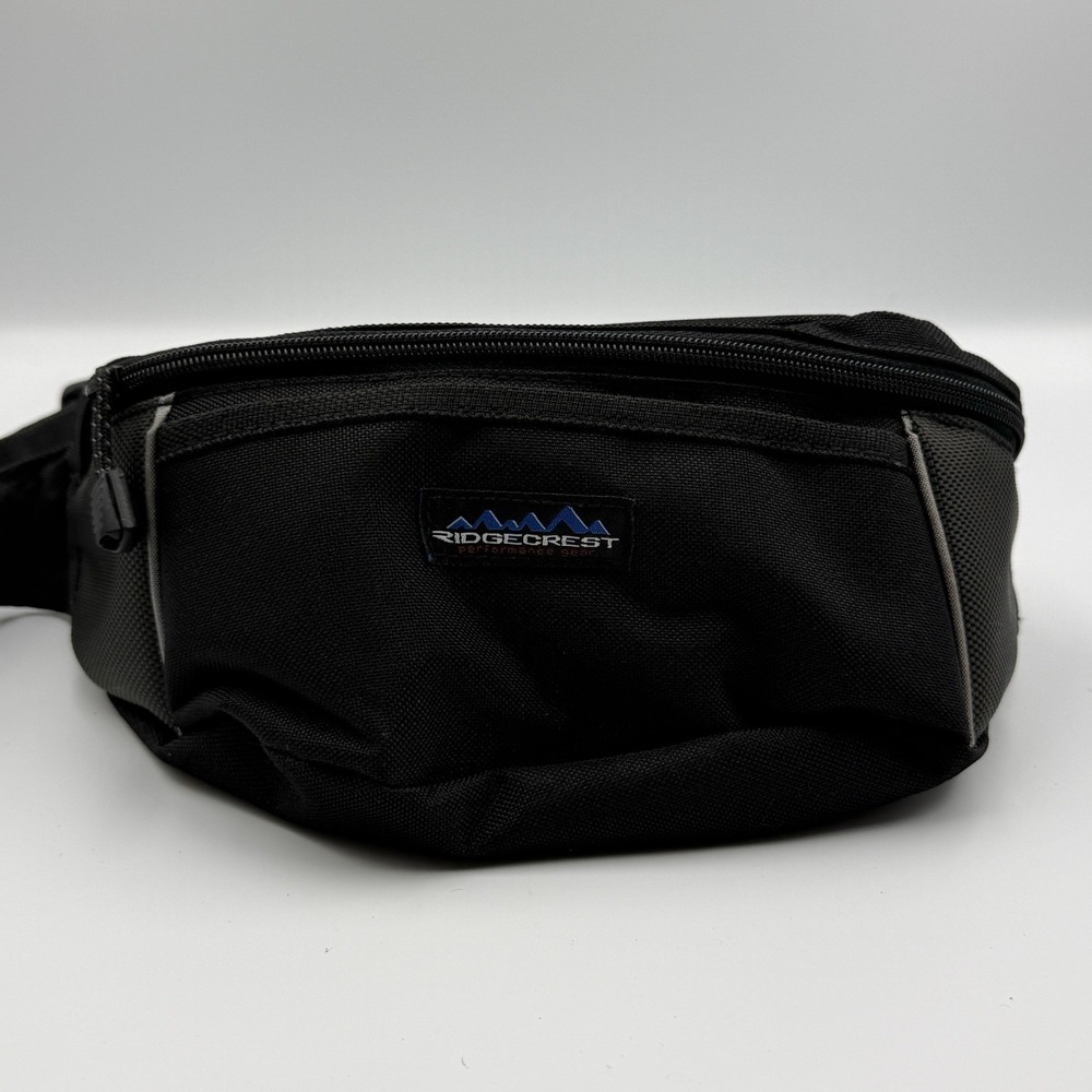 Ridgecrest Eclipse Waist Pack Black Fanny Pack Adjustable Belt Bag NWT